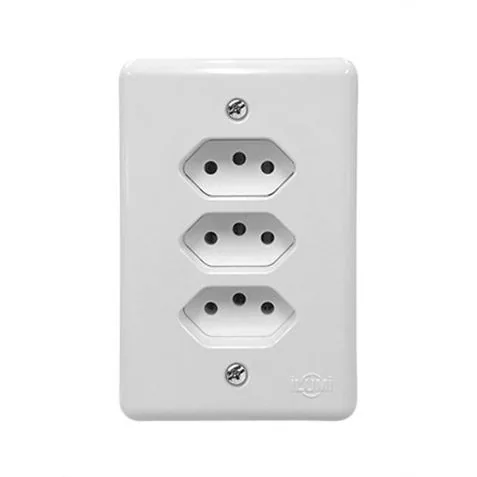 Tomada Ilumi 201211 3 Tom Mono 20a 250v