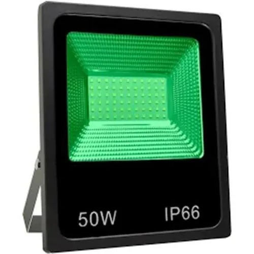 Luminaria Kian Led Refletor  50w Verde