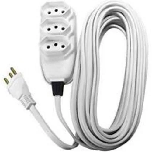 Extensao Ilumi 17991 Compac 3 Vias 3m 10a 250v