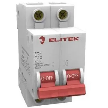 Disjuntor Elitek  Bipolar  25a Curva C 6ka/3ka