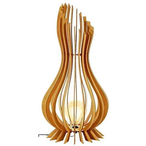Luminaria Lenobre Abajur Mdf Chao 01-cru