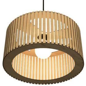 Luminaria Lenobre Teto Mdf Redonda Grande Cru 156
