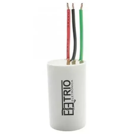 Capacitor Trio 3 Fios Metalizado 4 + 6  Uf X 250v