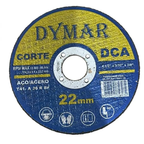 Disco Dymar Ferro 41/2 22.2mm