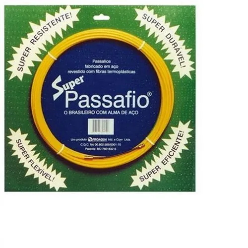 Fita Proaqua Passafio Super Cabo Aco 10mt
