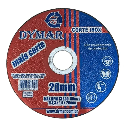 Disco Dymar Inox 43/8 20mm