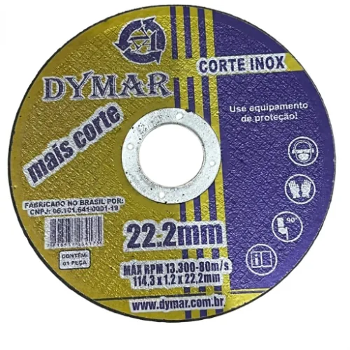 Disco Dymar Inox 43/8 22mm