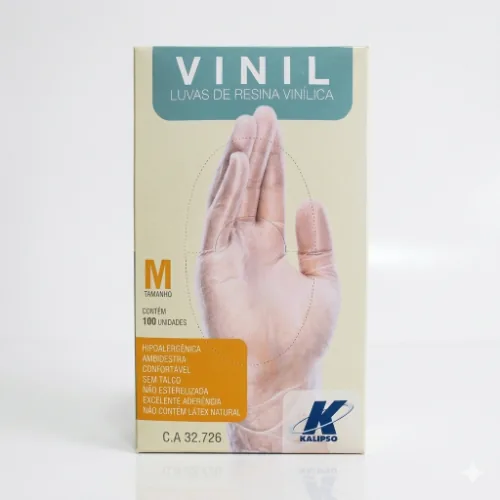 Luva Kalipso Vinil T-8 M (par)