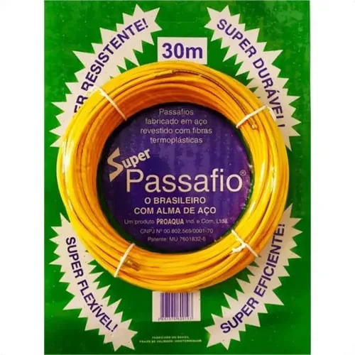 Fita Proaqua Passafio Super Cabo Aço 30mt