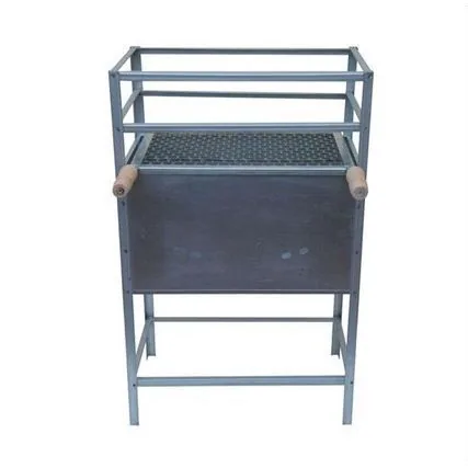 Churrasqueira Jr Grande Inox C/ Pe Fixo