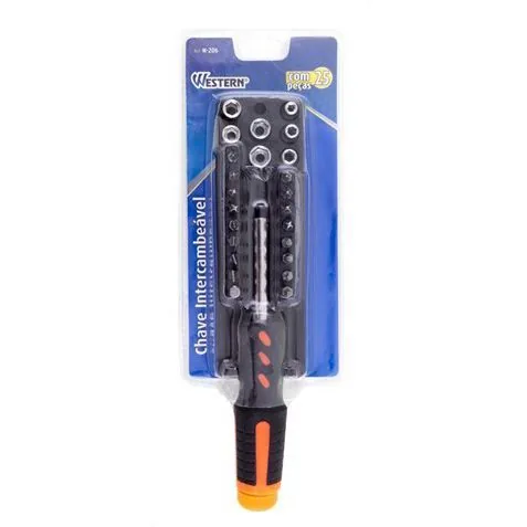 Jogo Western W-206 Chave C/bits Soq 25pc