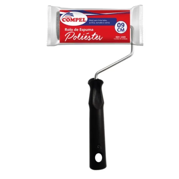 Rolo Compel 1009 Espuma Poliester 9cm C/c