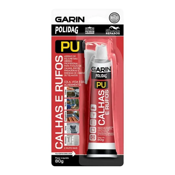 Selante Polidag Pu Calhas Rufos Bc 80g