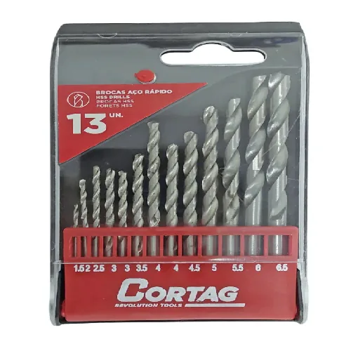 Jogo Cortag Broca C/ponta Widea Metal Duro 4pcs