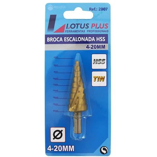 Broca Lotus 2807 Escalonada Hss 4 20mm 50/10