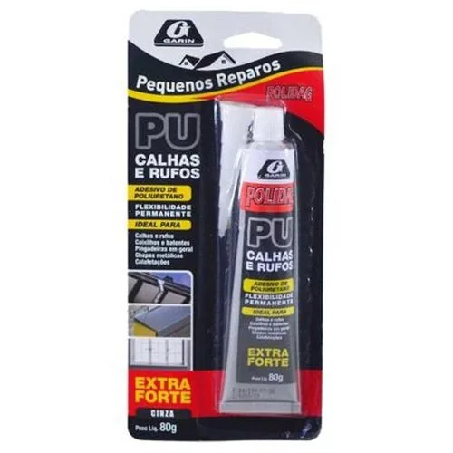Selante Polidag Pu Calhas Rufos Pt 80g