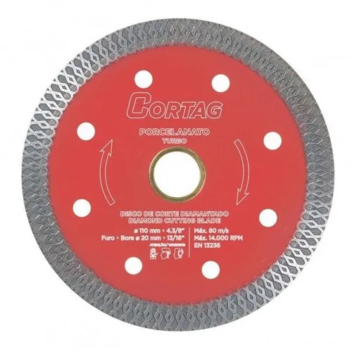 Disco Cortag 60659  Diamantado Turbo Porcelanato