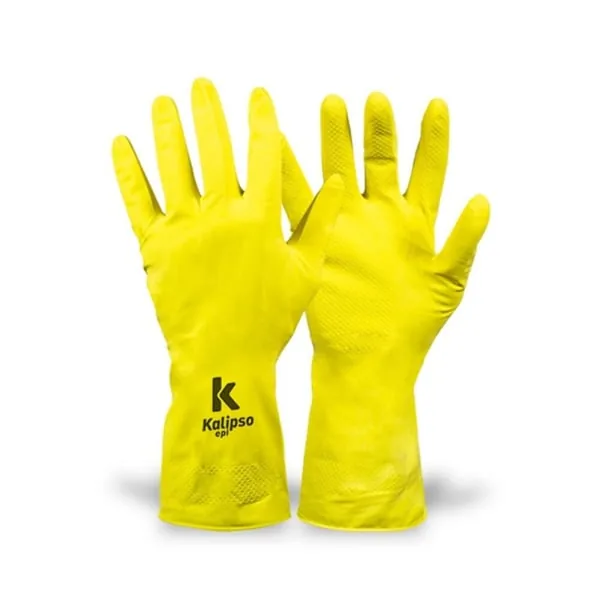 Luva Kalipso Latex Light Amarela T-8 M