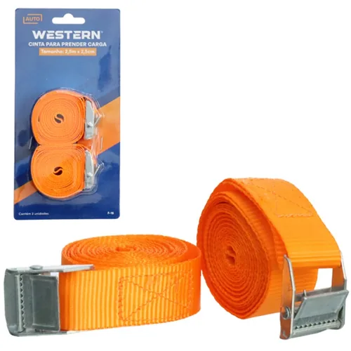 Cinta Western Car 2,5cmx2,5m 120kg 2pc