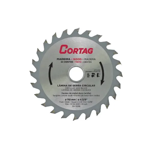 Serra Cortag Circular 24 Dentes 110mm