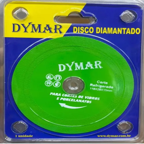 Disco Dymar Corte Diam Porcel E Vidro 100x20x15mm