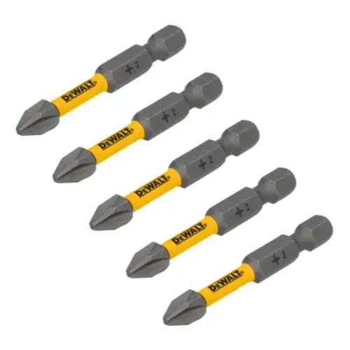 Jogo Dewalt Ponta Maxfit Ph2 5pcs Dwaf2ph2-5h