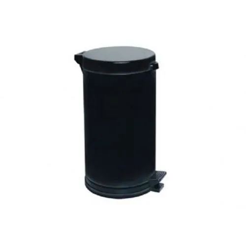 Lixeira Viel 3586 C/pedal 15lt Preta