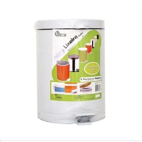 Lixeira Viel 3501 C/pedal 4.5lt Bca