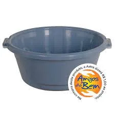 Bacia Astra Bac*14 Cinza 14lt