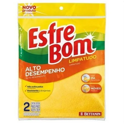 Pano Bettanin Esfrebom Limpa Tudo C/2
