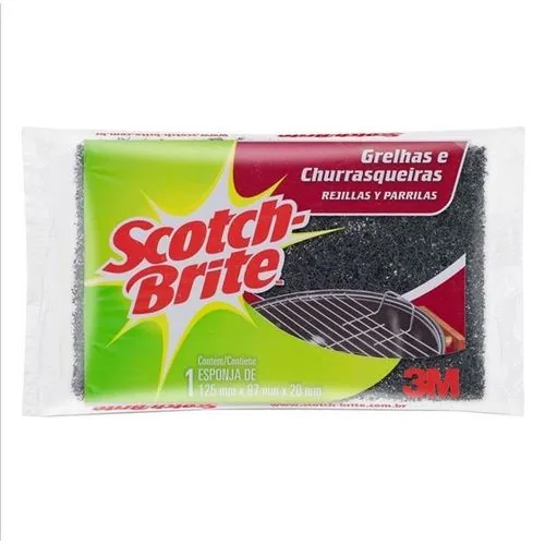 Esponja 3m Scotch Brite Grelha E Churrasqueira