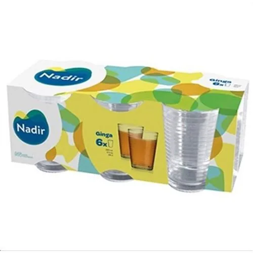 Jogo Copo Nadir Ginga 265ml 6pcs