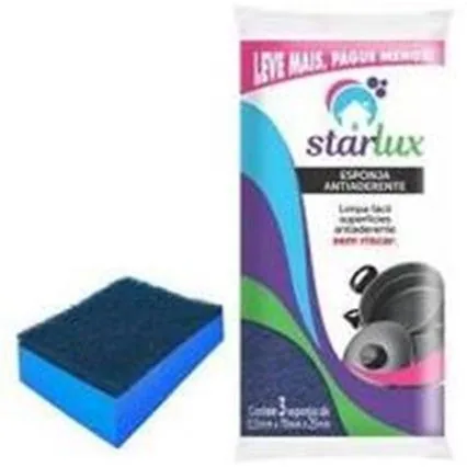 Esponja Starlux Antiaderente C/3