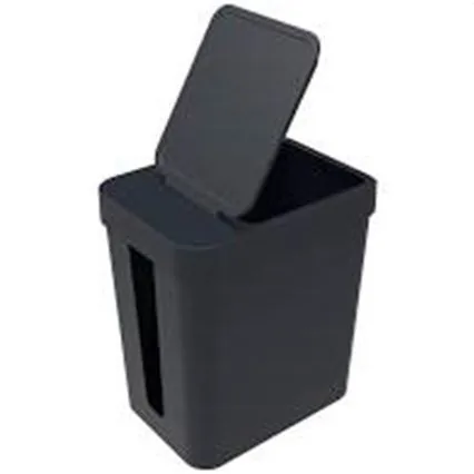 Lixeira Soprano Basurero C/ Porta Sacos 5l  Preta