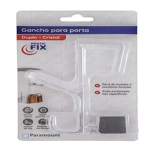 Gancho Paramount 1354 Duplo Para Porta
