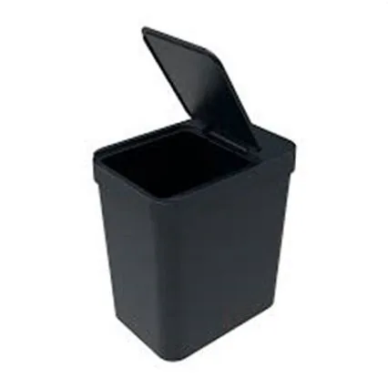 Lixeira Soprano Basurero 2,5l Preta