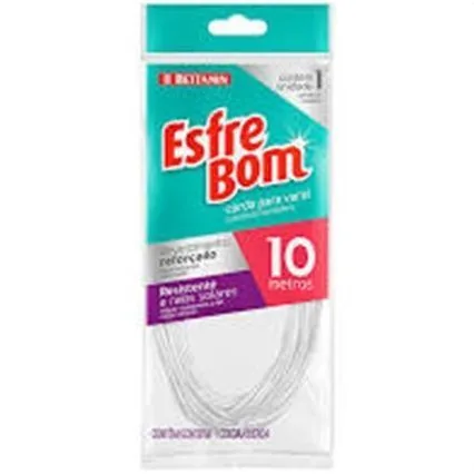 Corda Esfrebom Varal 10m Pt