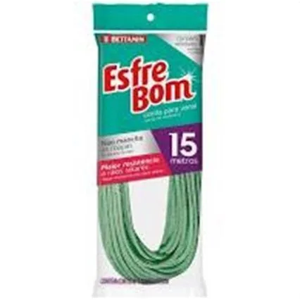 Corda Esfrebom Varal 15m Pt