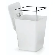 Lixeira Arthi 5090 Quad C/t Aramado 7lt Bc