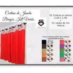 Cortina Genesis/pesitex Bruges S/ Varao 1.60x2.0m