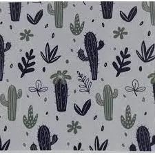 Tapete Bella Casa Tropical 65cm Cactos Cz/vd