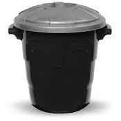 Lixeira Mb Silverblack Pop 10l