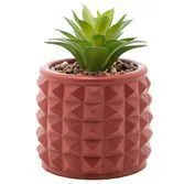 Cachepot Rojemac 61573 Suculenta Spikes Terracota