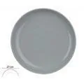 Prato Florarte Raso Ceramica Az 27cm
