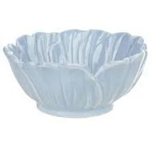 Centro Florarte Mesa Ceramica Petalas Az Claro