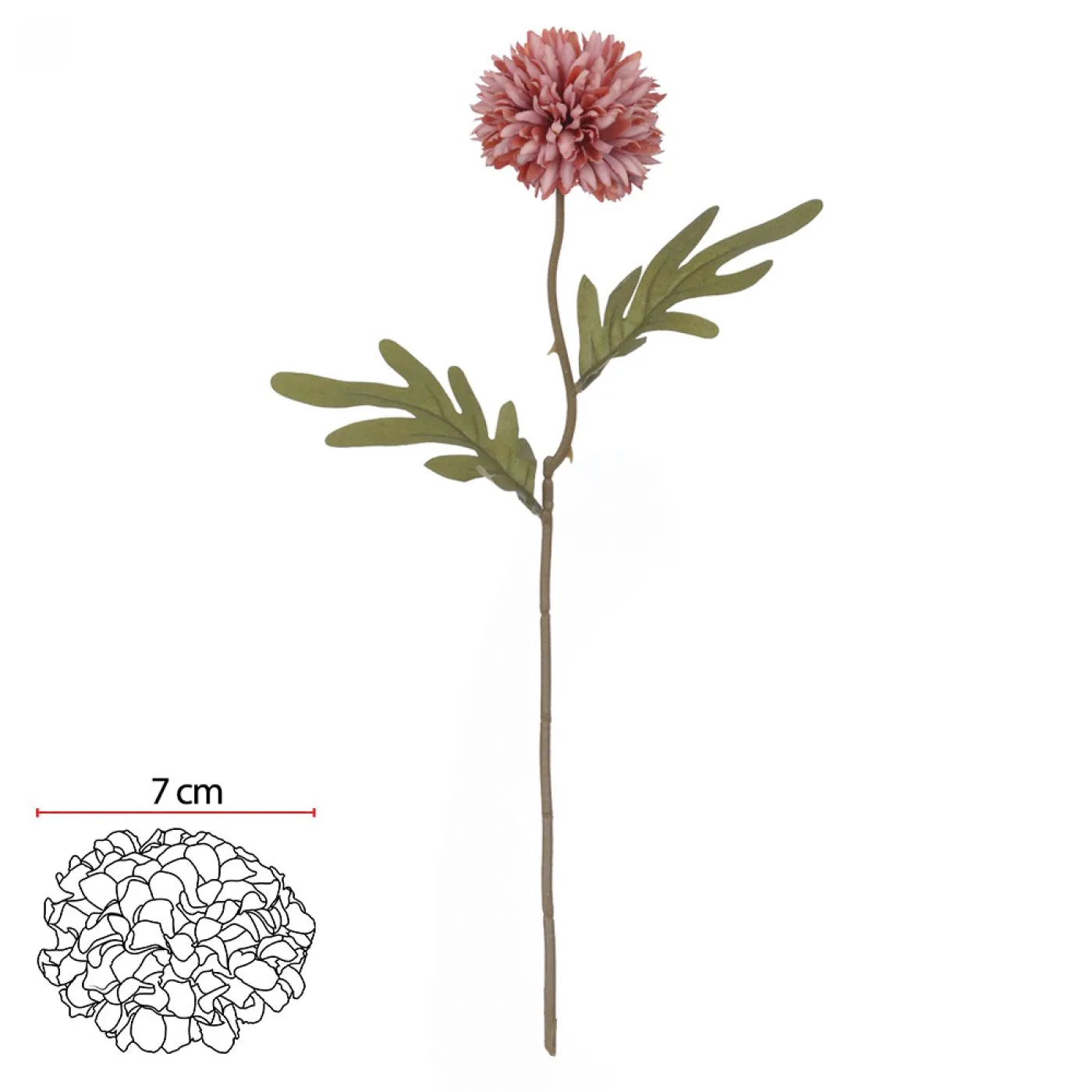 Planta Florarte H.crisantemo Rosa