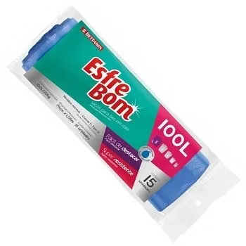 Saco Esfrebom Lixo 100lt Rolo C/15