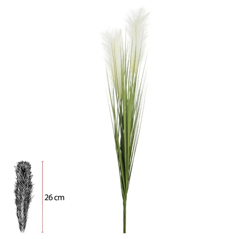 Planta Florarte Capim C/pluma Palha 90cm