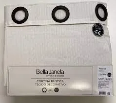 Cortina Florarte Rustica Pantex Cru 3x1.7m