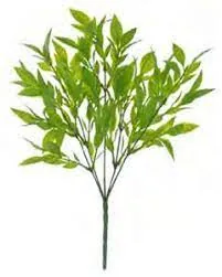 Planta Florarte Folha C/print  X25 Verde 34cm